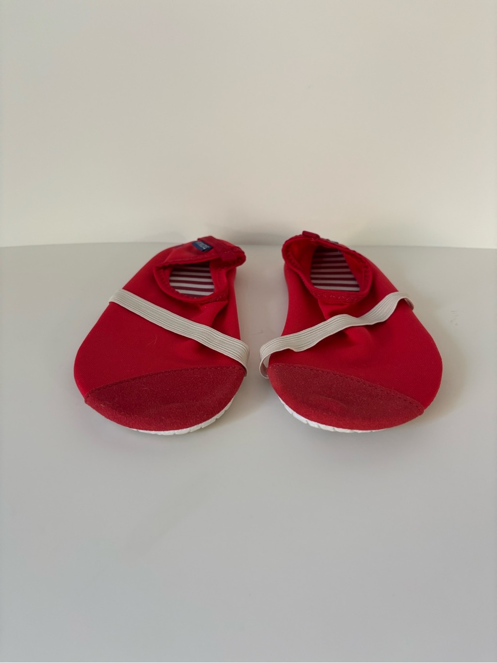 Fitkicks Women’s Red Slip-On Basically Barefoot Shoes with Elastic Strap - Picture 2 of 7